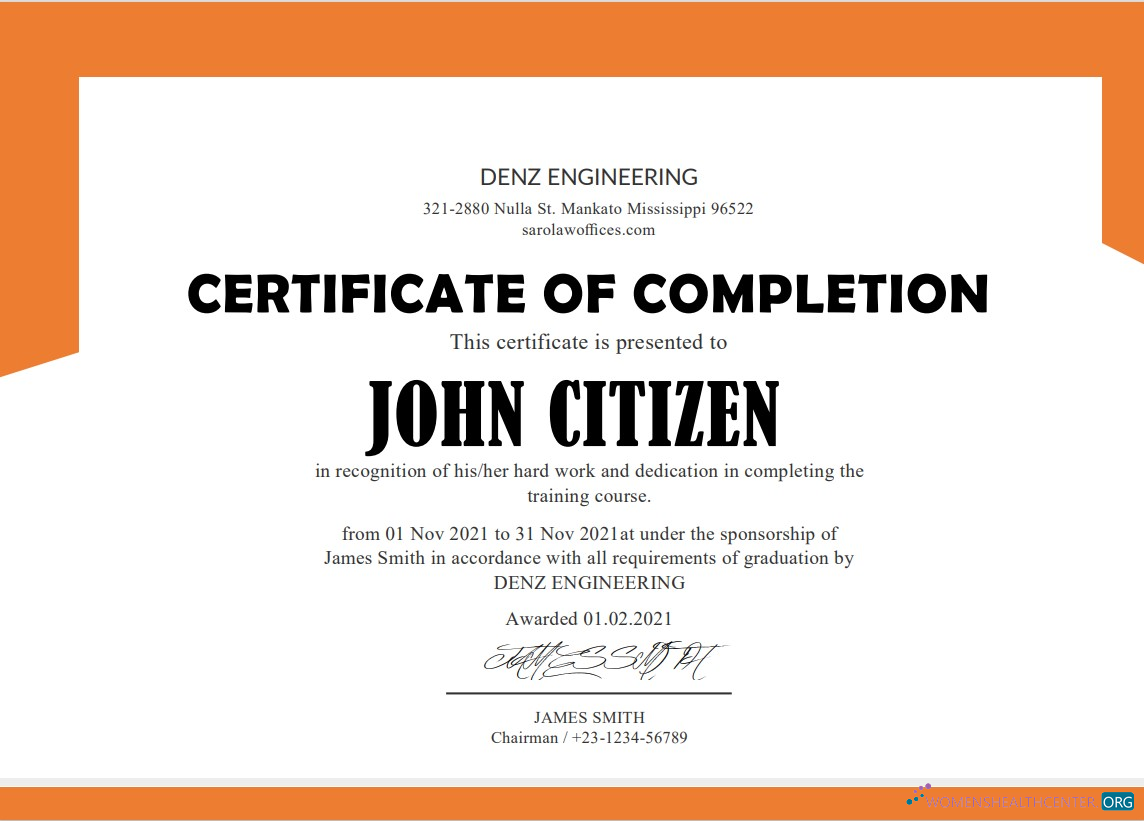 Download USA Denz Engineering Internship Cert Photoshop template